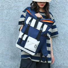 Nylon Backpack Multifunctional Travel Men Shoulder Bags Female Bagpack