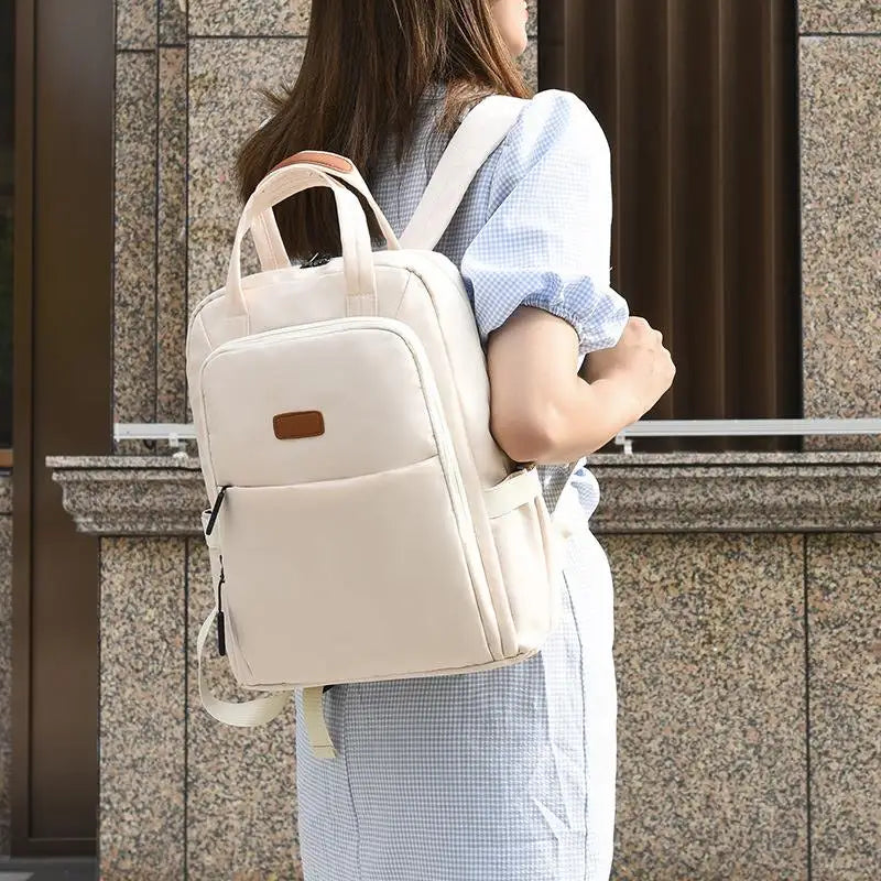 Waterproof Business Laptop Backpack for Women, Oxford Student School Bag
