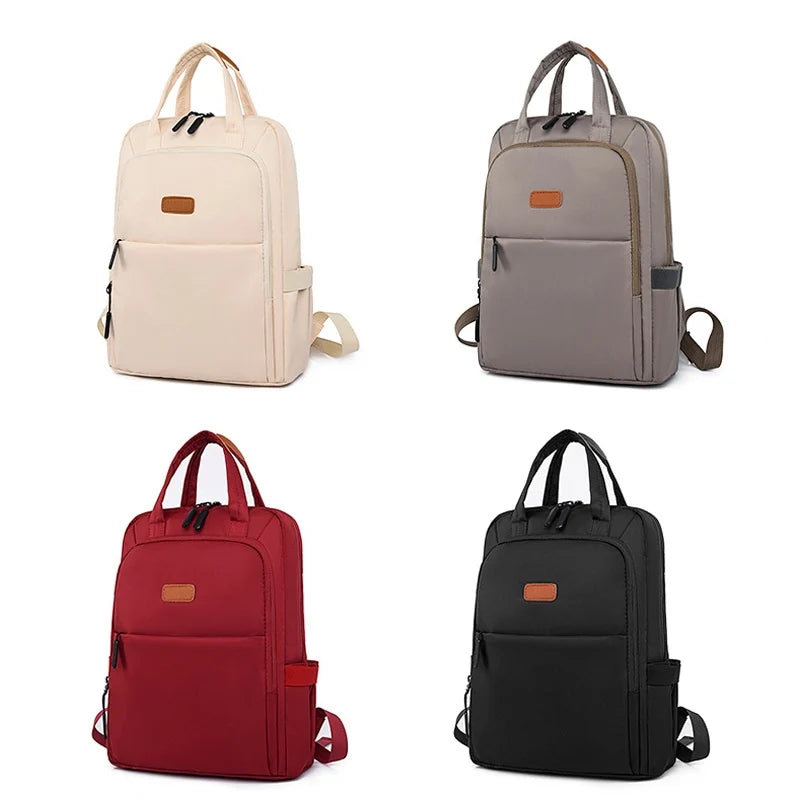 Waterproof Business Laptop Backpack for Women, Oxford Student School Bag