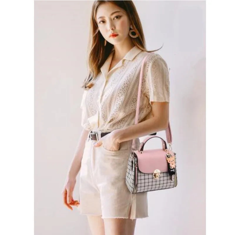 Plaid Women's Shoulder Bag Crossbody Bag Baogesmall