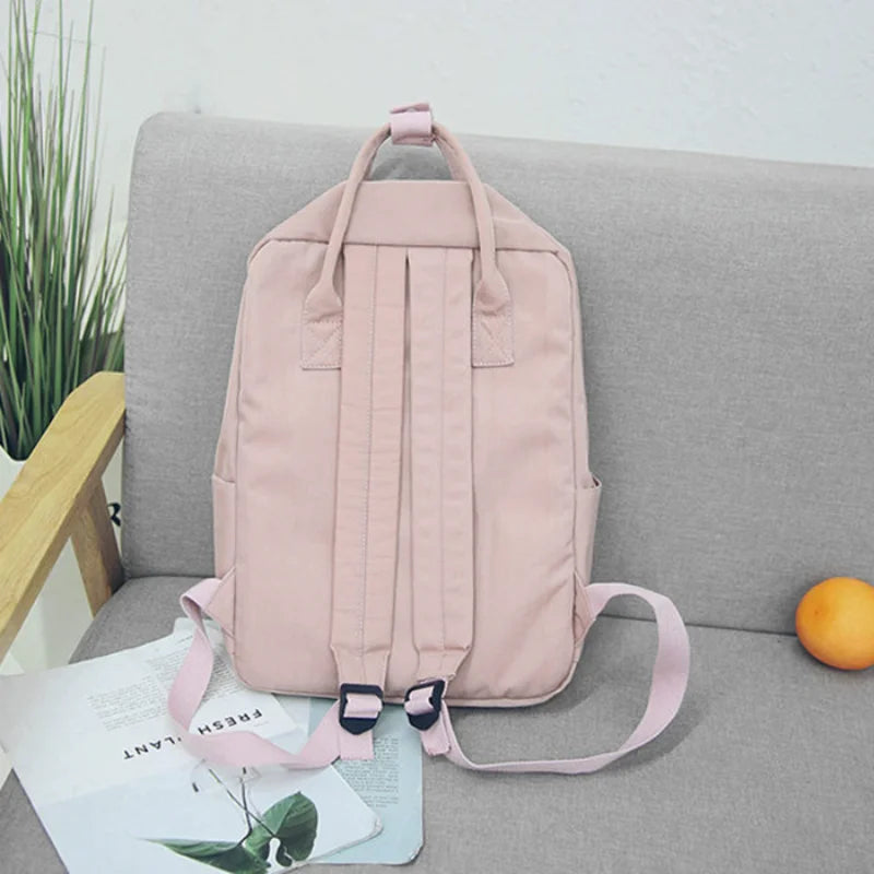 Japanese Style Nylon Student Schoolbag Backpack