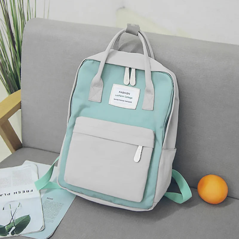 Japanese Style Nylon Student Schoolbag Backpack