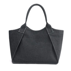 Patchwork Canvas Bag Women Large Capacity Casual Commuter Shoulder Bags