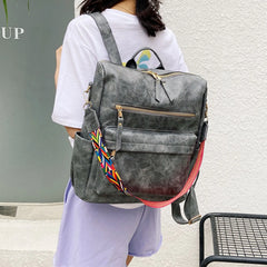 Women's Ethnic Style Embroidered Soft Backpack