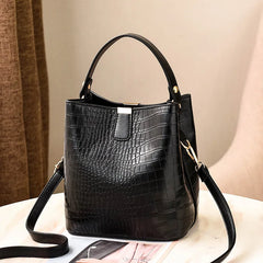 Women's Leisure Bucket Bag Single Shoulder Messenger Bag