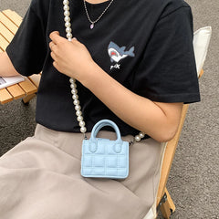Women's Mini Pearl Crossbody Bag Chain Handbag