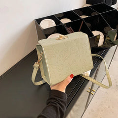 Vintage Shoulder Bag Small Square Box Messenger Bag