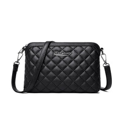 Autumn Solid Shoulder Handbags, Small PU Leather Crossbody Bags for Women