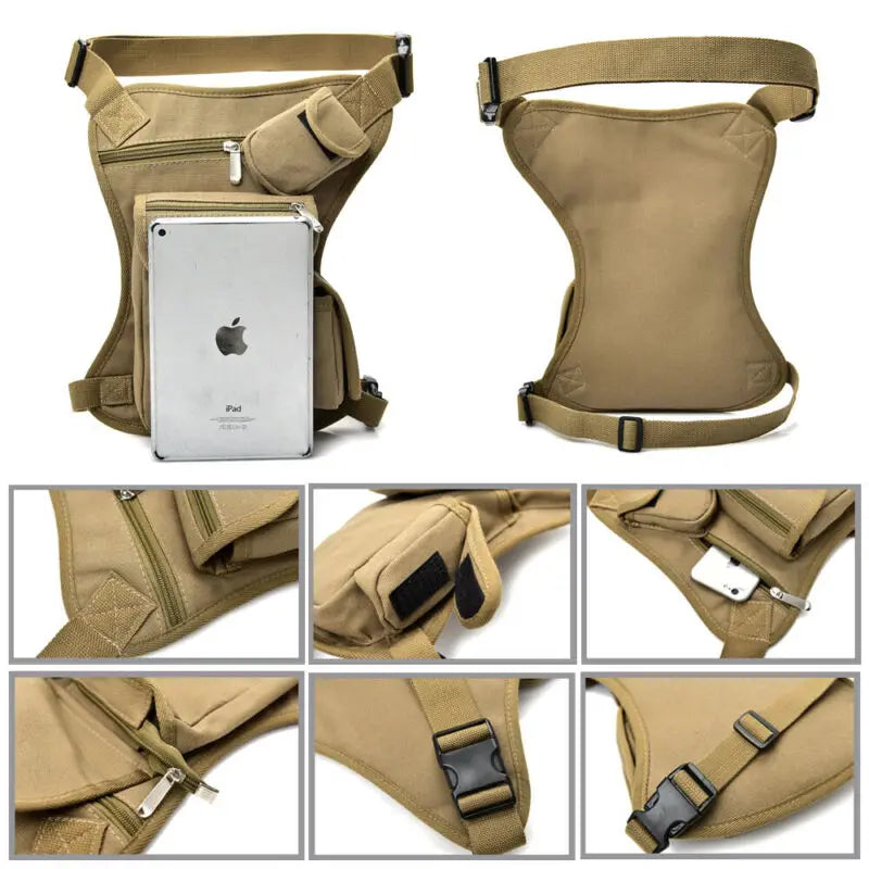 Tactical Shoulder Waist Fanny Pack Pouch Bum Bag Camping Hiking Outdoor