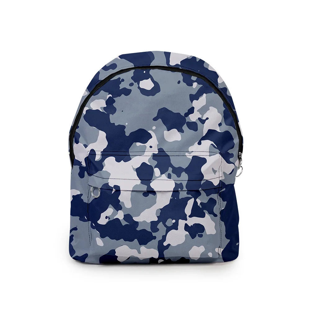 Summer Camo Style Backpack Lightweight Oxford Cloth
