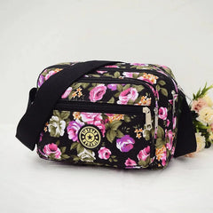Summer Elderly Canvas Crossbody Bag Women's Bag