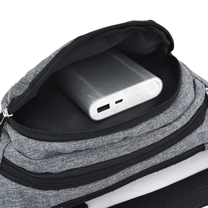 Techwear Harajuku Canvas Waist Belt Phone Bag Fanny Pack