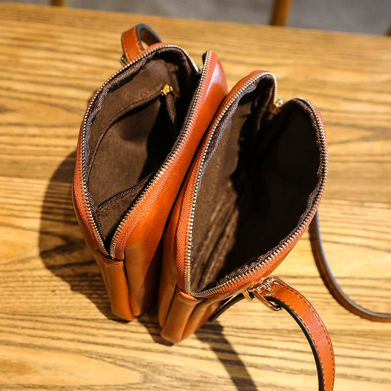 Vintage Style Shoulder Bag Square Crossbody Bags For Women