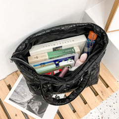 Winter Warm Space Cotton Casual Tote Bag High Capacity Women's Bag