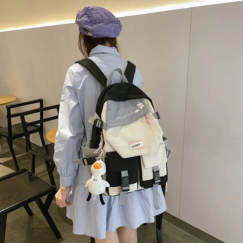 Candy Color Mini Backpack Lightweight Waterproof Outdoor Bag
