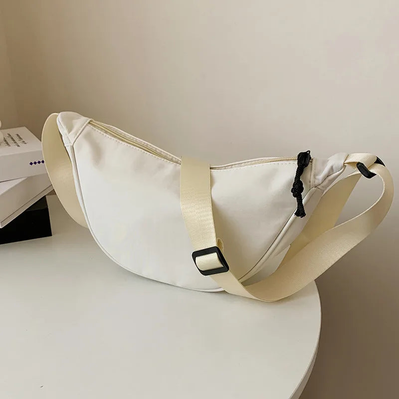Women Waist Bag Waterproof Messenger Bag Zipper High Shoulder Bag Wallet