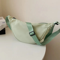 Women Waist Bag Waterproof Messenger Bag Zipper High Shoulder Bag Wallet