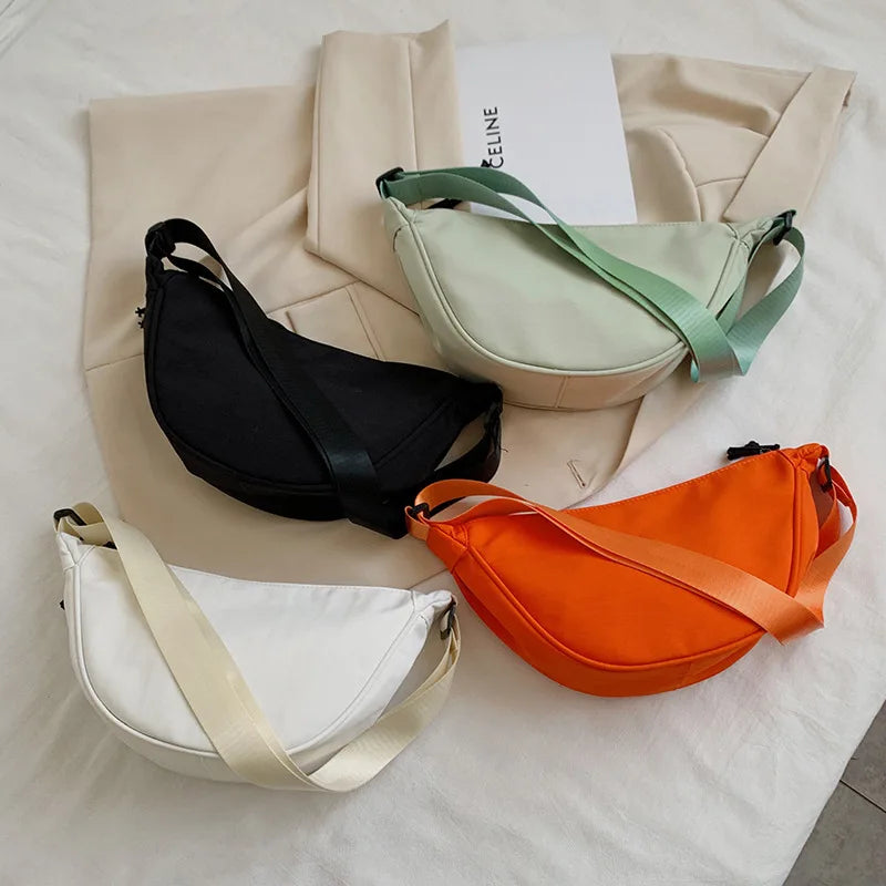 Women Waist Bag Waterproof Messenger Bag Zipper High Shoulder Bag Wallet