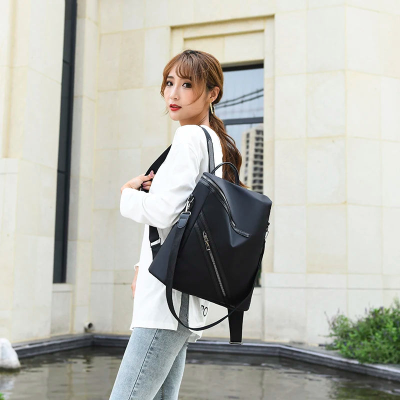 Women Backpack Ladies Large Capacity Backbag Oxford Cloth Youth Daily Back Packs