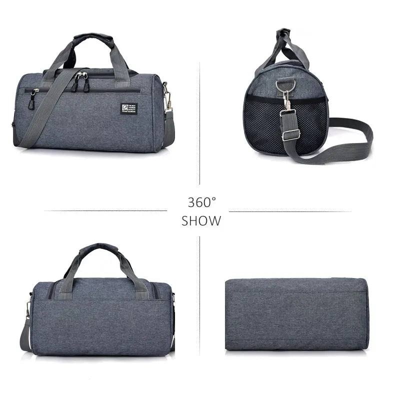 Outdoor Duffel Weekend Shoulder Sport Bag Light Luggage Business Travel