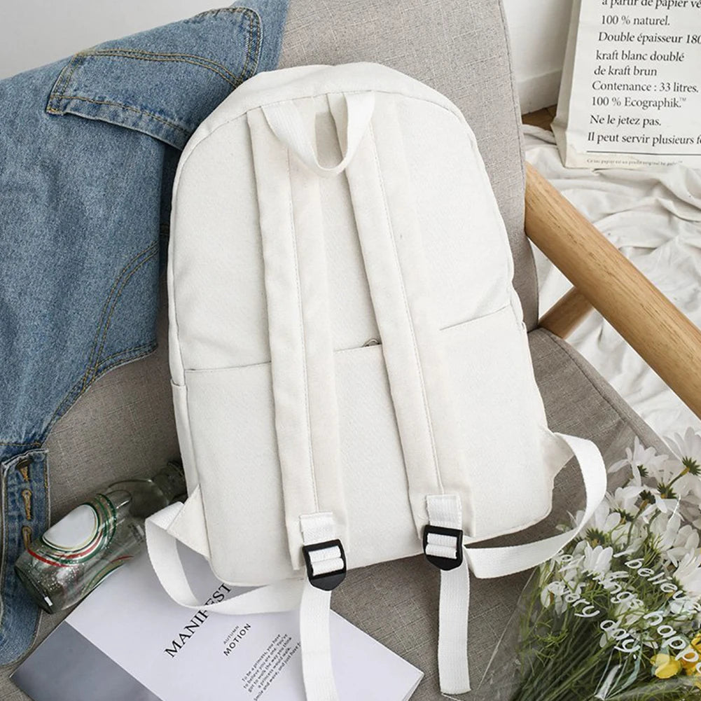 Canvas Backpack Travel Bagpack for Girls