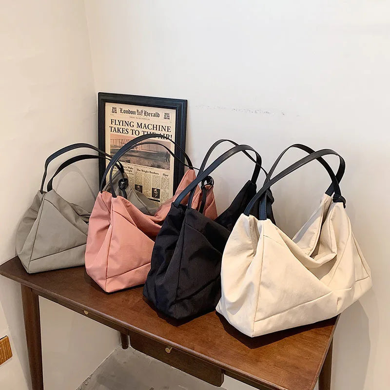 Large Canvas Shopping Bag Ladies Handbag