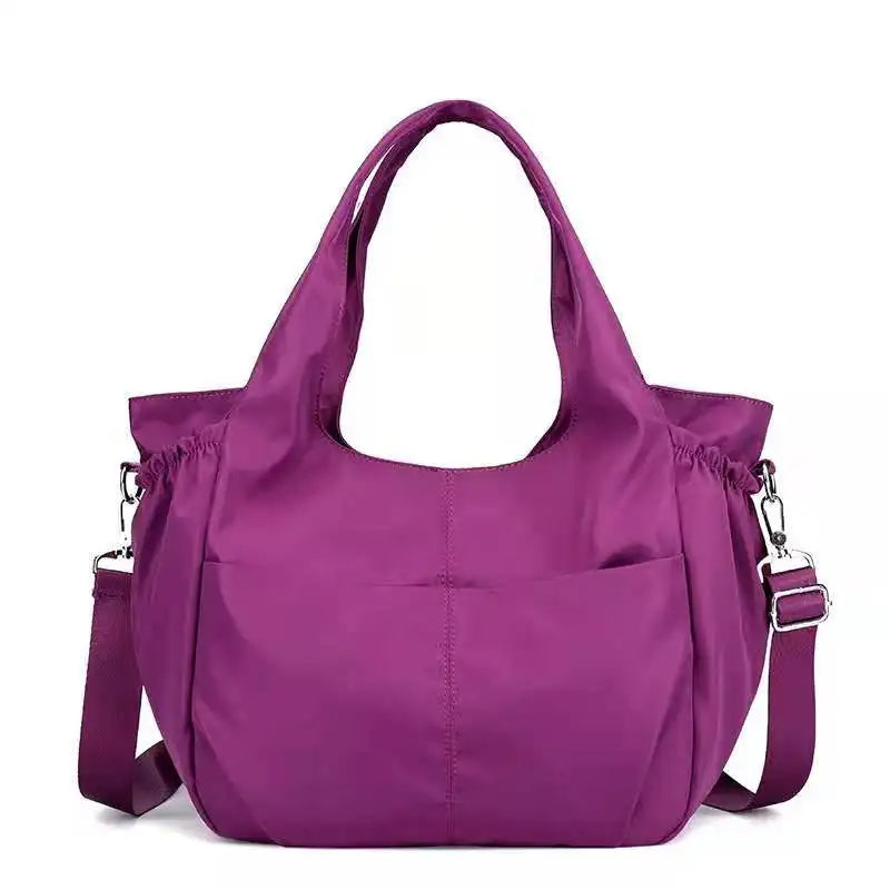 Women's Large Capacity Shoulder Bag Oxford Cloth Handbag