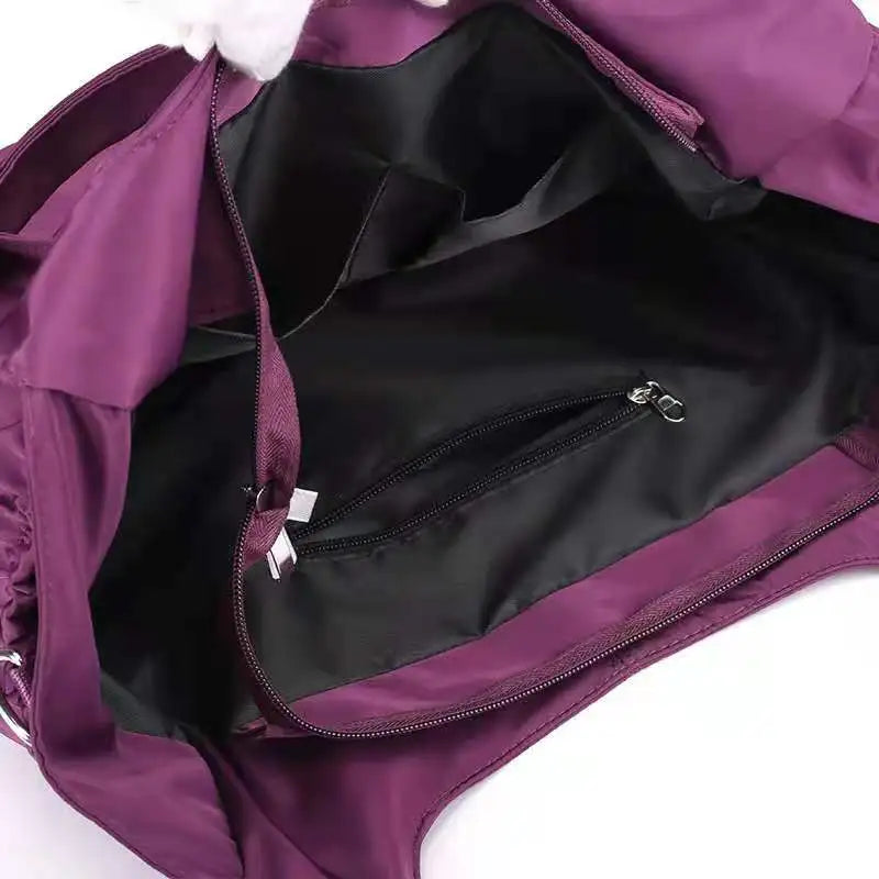 Women's Large Capacity Shoulder Bag Oxford Cloth Handbag