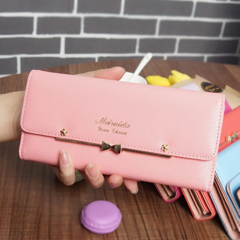 Women's Bow Schoolgirl Purse Wallet
