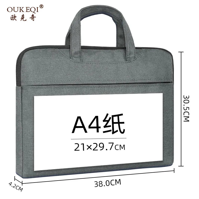 Large Capacity Canvas Document Bag