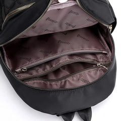 2021 Female Waterproof Plaid Shoulder Backpack