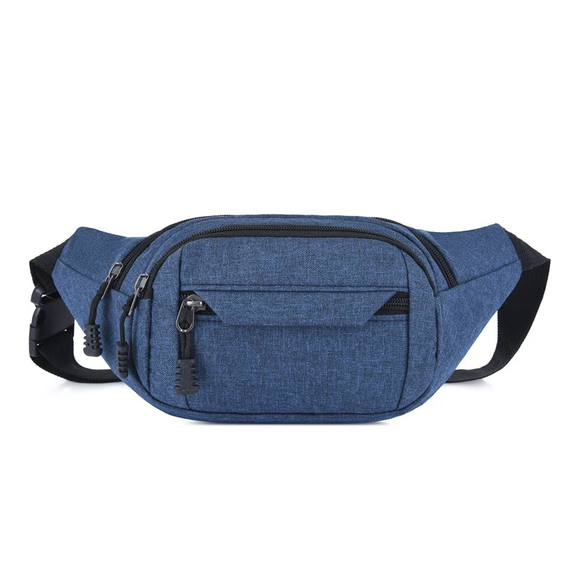 Men Women Waist Bag Hip Bum Bag Pack Phone Waist Packs Mobile Phone Pouch