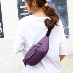 Men Women Waist Bag Hip Bum Bag Pack Phone Waist Packs Mobile Phone Pouch