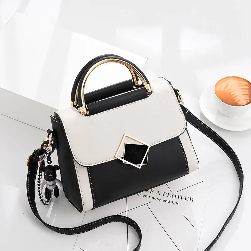 Women's Small Square Shoulder Bag High Pu One Shoulder Bag