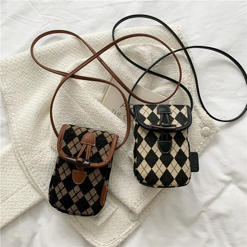 Canvas Mini Shoulder Bag Casual Personality Crossbody