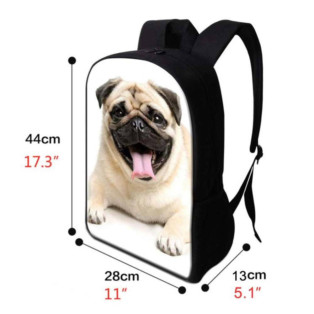 3D African Girl Student Schoolbag Teen Girls Backpack