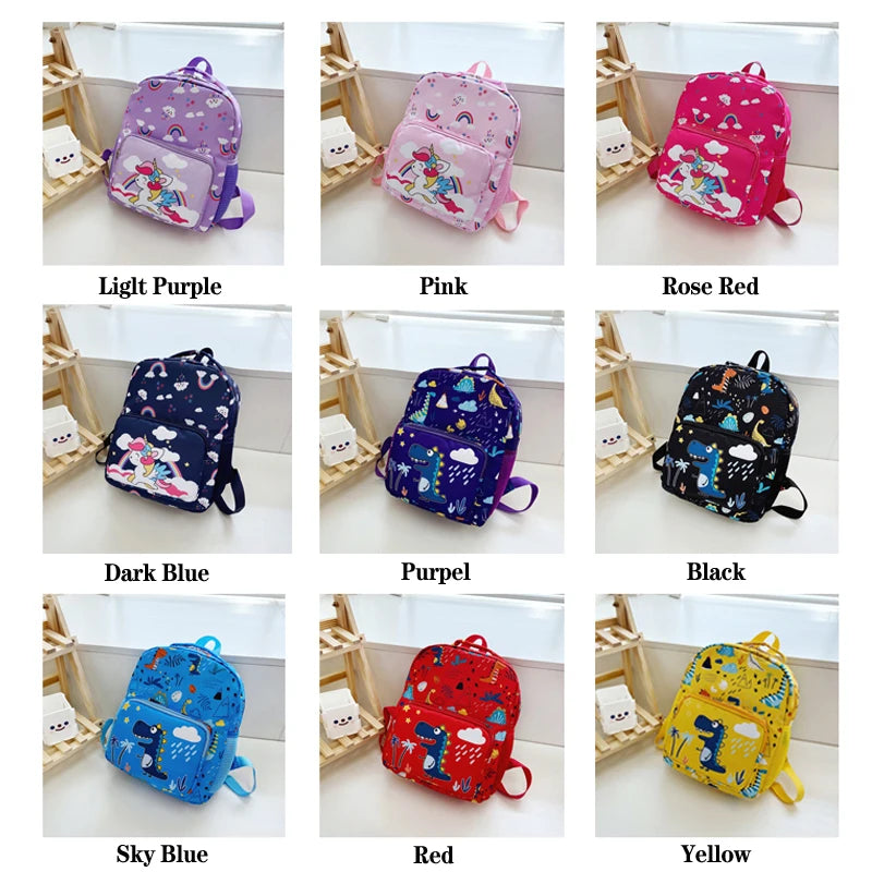 Kids Dinosaur Unicorn Backpack Boys Girls Kindergarten Preschool
