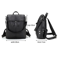 Vintage Waterproof Backpack for Women Large Capacity Shoulder Bag