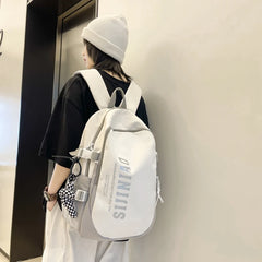 Waterproof Nylon Women Backpack Large Capacity School Bag