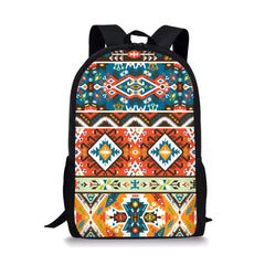 Tribal Print School Bags for Girls Laptop Backpack Adjustable Strap