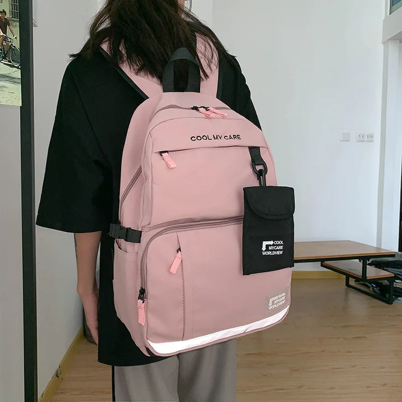 Waterproof Backpack for Women Girls Boys School Travel 15.6 Inch