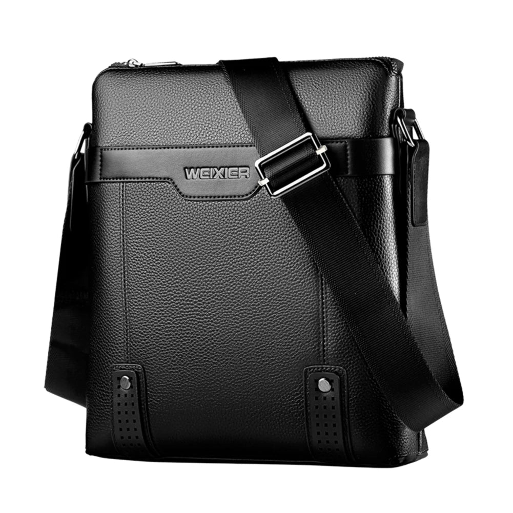 Men's Vintage PU Leather Shoulder Bag Retro Messenger Casual Crossbody Bag