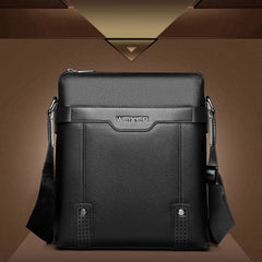 Men's Vintage PU Leather Shoulder Bag Retro Messenger Casual Crossbody Bag