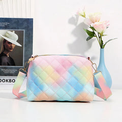 Graffiti PU Leather Female Handbag Casual Shoulder Bag