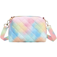 Graffiti PU Leather Female Handbag Casual Shoulder Bag