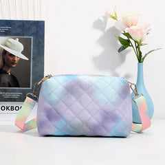 Graffiti PU Leather Female Handbag Casual Shoulder Bag