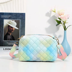 Graffiti PU Leather Female Handbag Casual Shoulder Bag