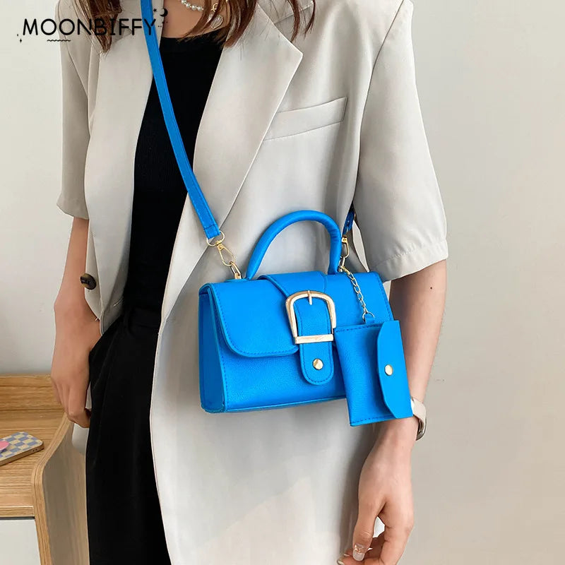 Small Women Shoulder Bag Casual Crossbody Top Handle Flap Shoulder Bag