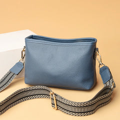Solid Cow Women Shoulder Crossbody Bag Ladies Phone Bag