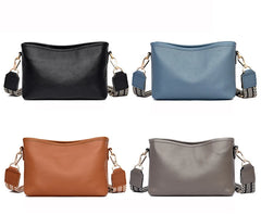 Solid Cow Women Shoulder Crossbody Bag Leather Handbag Women's Bag
